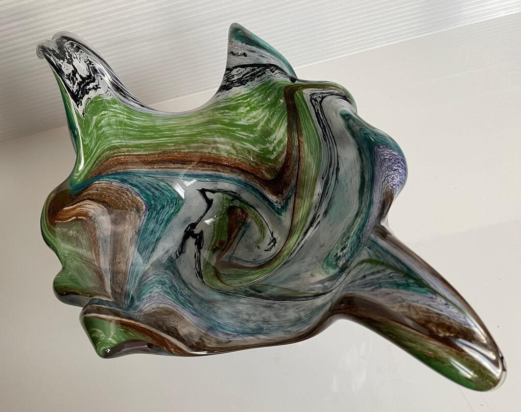 Centro de cristal de Murano / Murano Glass Centerpiece