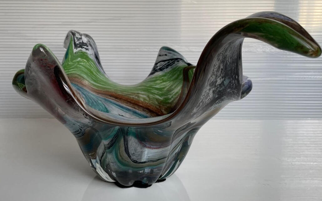 Centro de cristal de Murano / Murano Glass Centerpiece